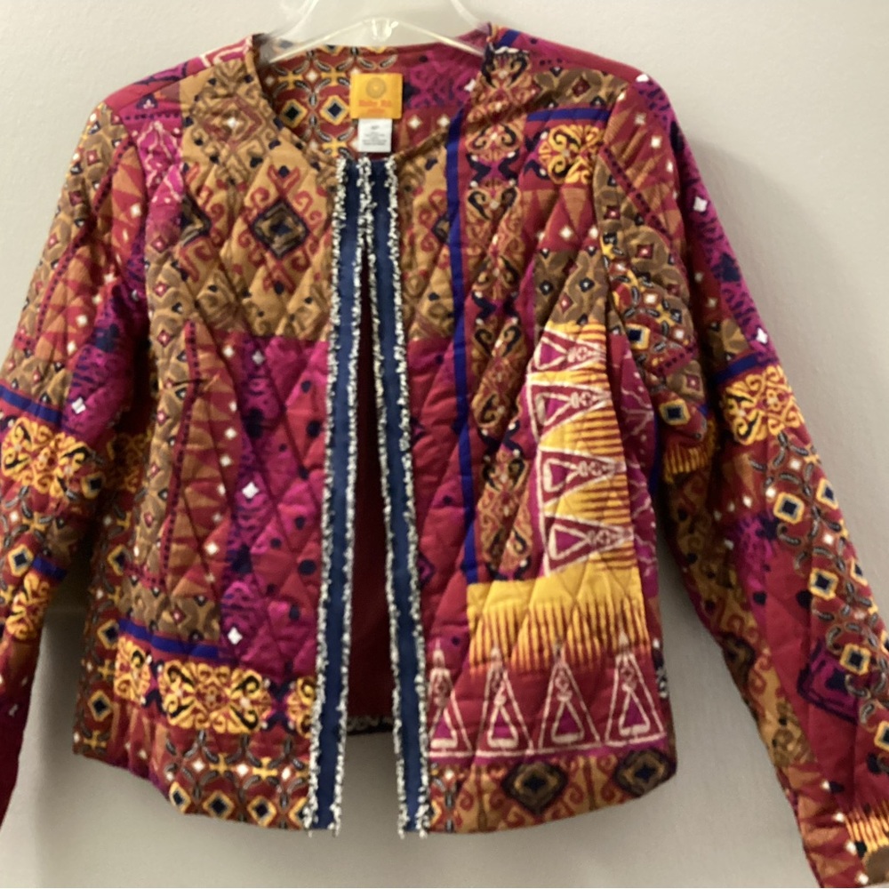 Ruby Rd. Multicolor Patterned Petite Women’s Jack… - image 1